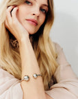 Beads Bangle Silver