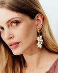 Pearl Grape Earring Pearl