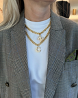Letter Necklace gold C