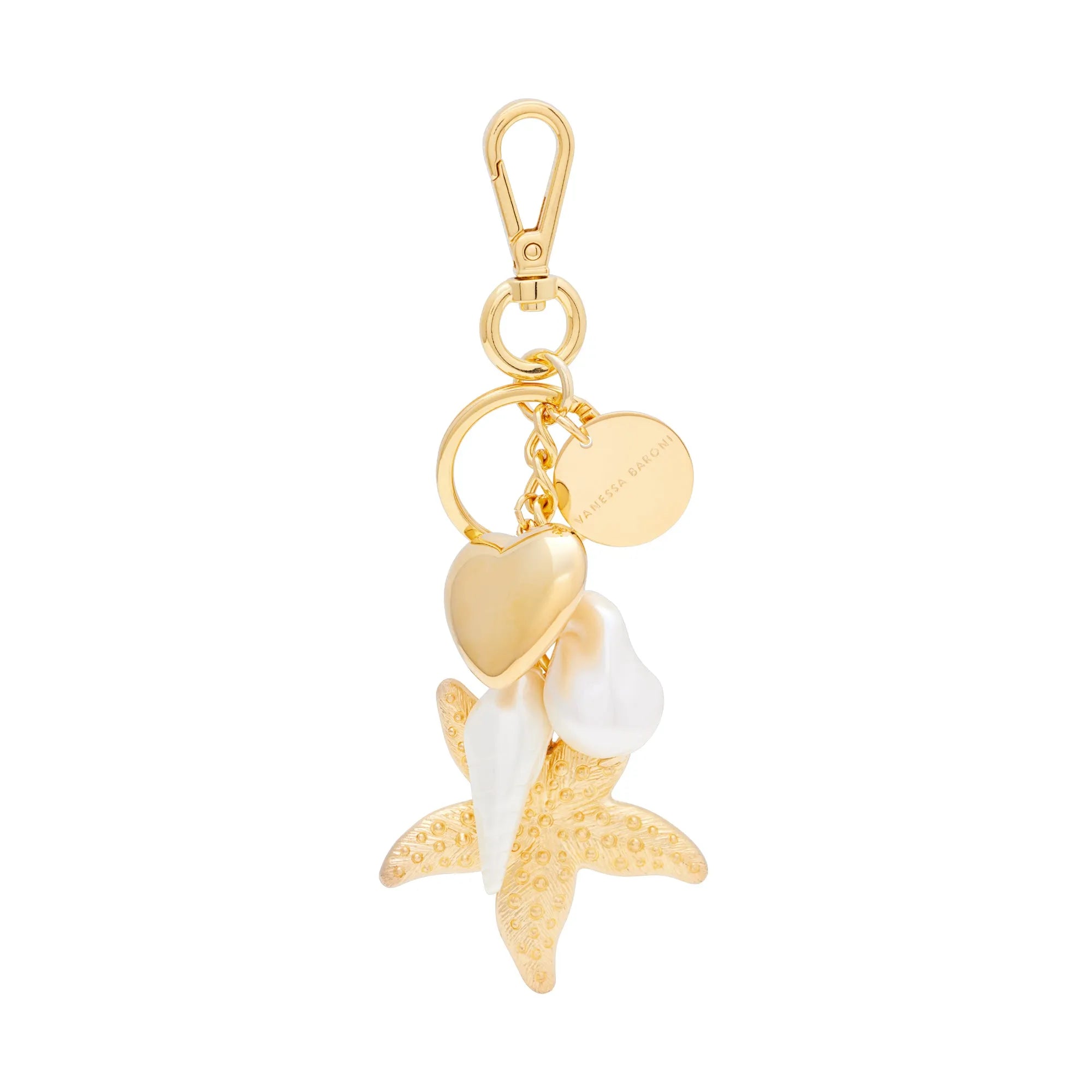 Beach Key Chain Gold