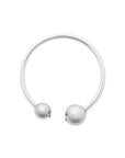 Beads Bangle Silver