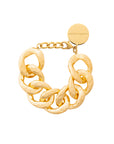 Big Hammered Bracelet gold