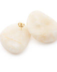 Big Nugget Earring pearl marble