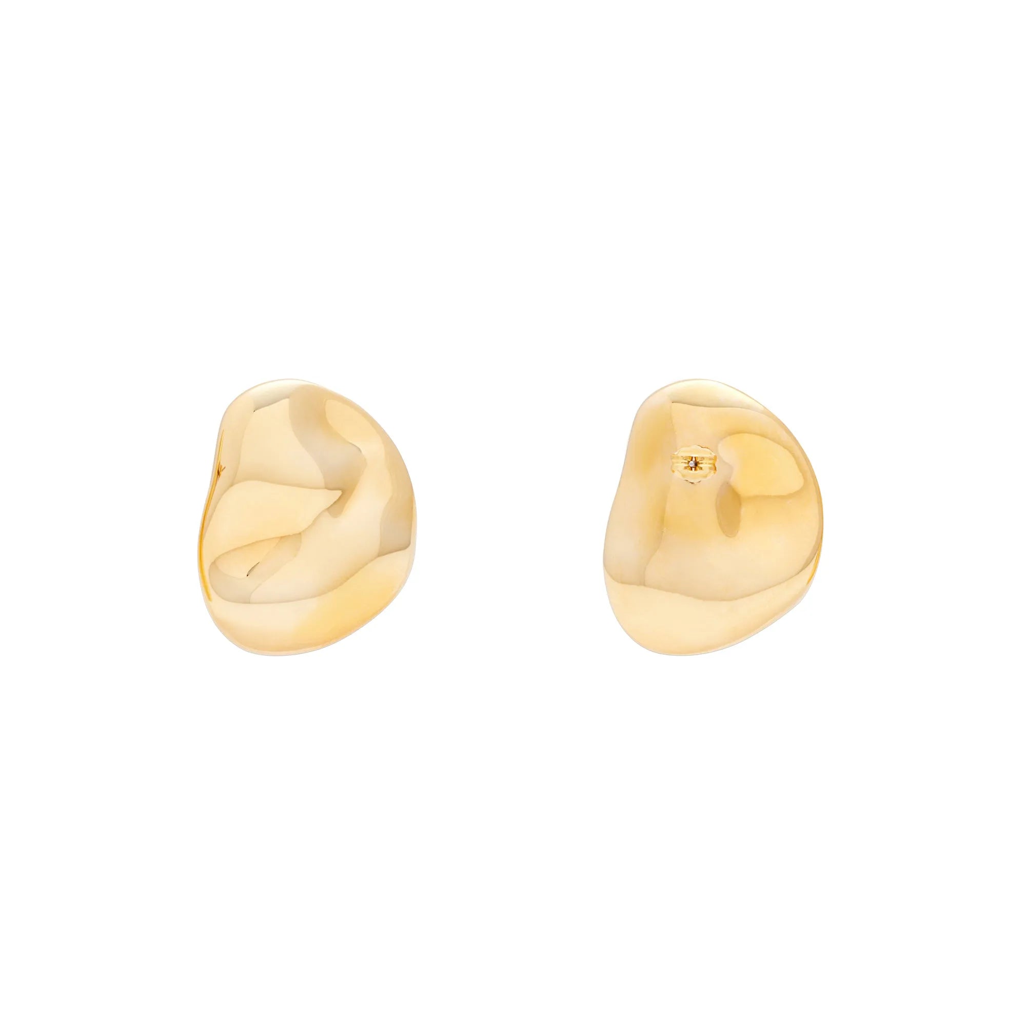Big Nugget Earring Gold