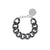 Mini Flat Chain Bracelet Ultrablack - Vanessa Baroni