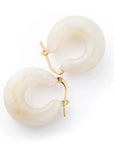 Circlet Earring pearl marble