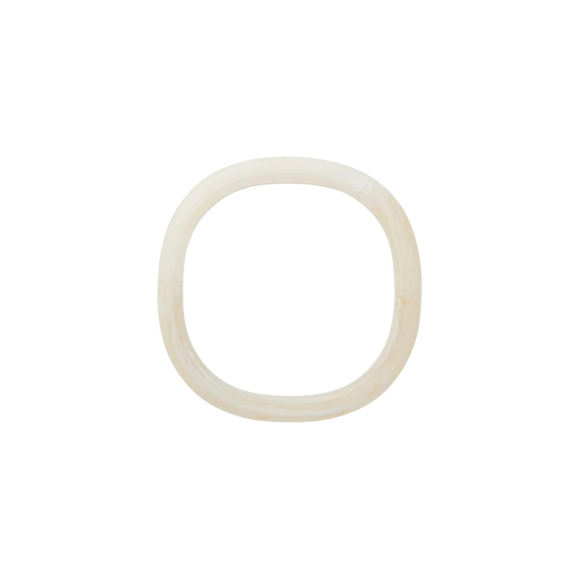 Soft Edge Bangle Pearl Marble