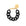 Flat Chain Bracelet Black