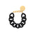 Flat Chain Bracelet Black