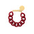 Flat Chain Bracelet bordeaux