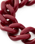 Flat Chain Bracelet bordeaux