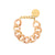 Flat Chain Bracelet creme brulee marble