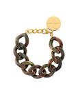 Flat Chain Bracelet new punk marble