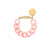 Flat Chain Bracelet Peach Sorbet