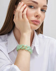 Flat Chain Bracelet Jade