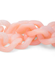 Flat Chain Necklace Peach Sorbet