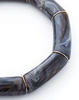 Flex Bracelet blue jeans marble