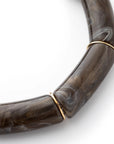 Flex Bracelet dark brown marble
