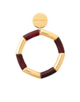 Flex Bracelet gold - bordeaux marble