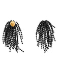 Fringe Earring black