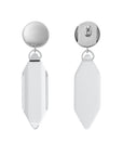 Galaxy Drop Earring silver clear
