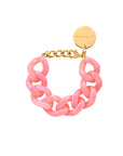 Great Bracelet Iridescent Neon Pink Marble