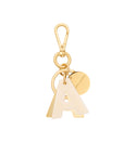Letter Key Chain Charm gold A