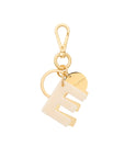 Letter Key Chain Charm gold E