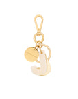 Letter Key Chain Charm gold J