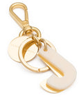 Letter Key Chain Charm gold J