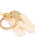 Letter Key Chain Charm gold N