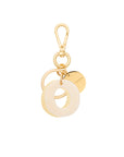 Letter Key Chain Charm gold O