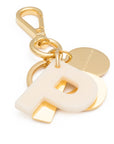 Letter Key Chain Charm gold P