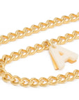 Letter Necklace gold A