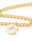 Letter Necklace gold C