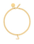 Letter Necklace gold J