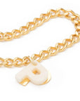 Letter Necklace gold P