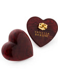 Love Earring bordeaux marble