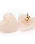 Love Earring latte marble