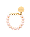 Mini Beads Bracelet Apricot Pearl