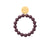 Mini Beads Flex Bracelet aubergine