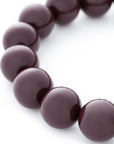 Mini Beads Flex Bracelet aubergine