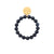 Mini Beads Flex Bracelet black universe marble