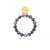 Mini Beads Flex Bracelet blue jeans marble