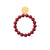 Mini Beads Flex Bracelet bordeaux
