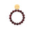 Mini Beads Flex Bracelet bordeaux marble