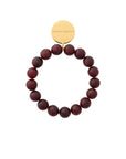 Mini Beads Flex Bracelet bordeaux marble