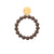 Mini Beads Flex Bracelet chocolate brown