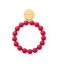 Mini Beads Flex Bracelet scarlet red