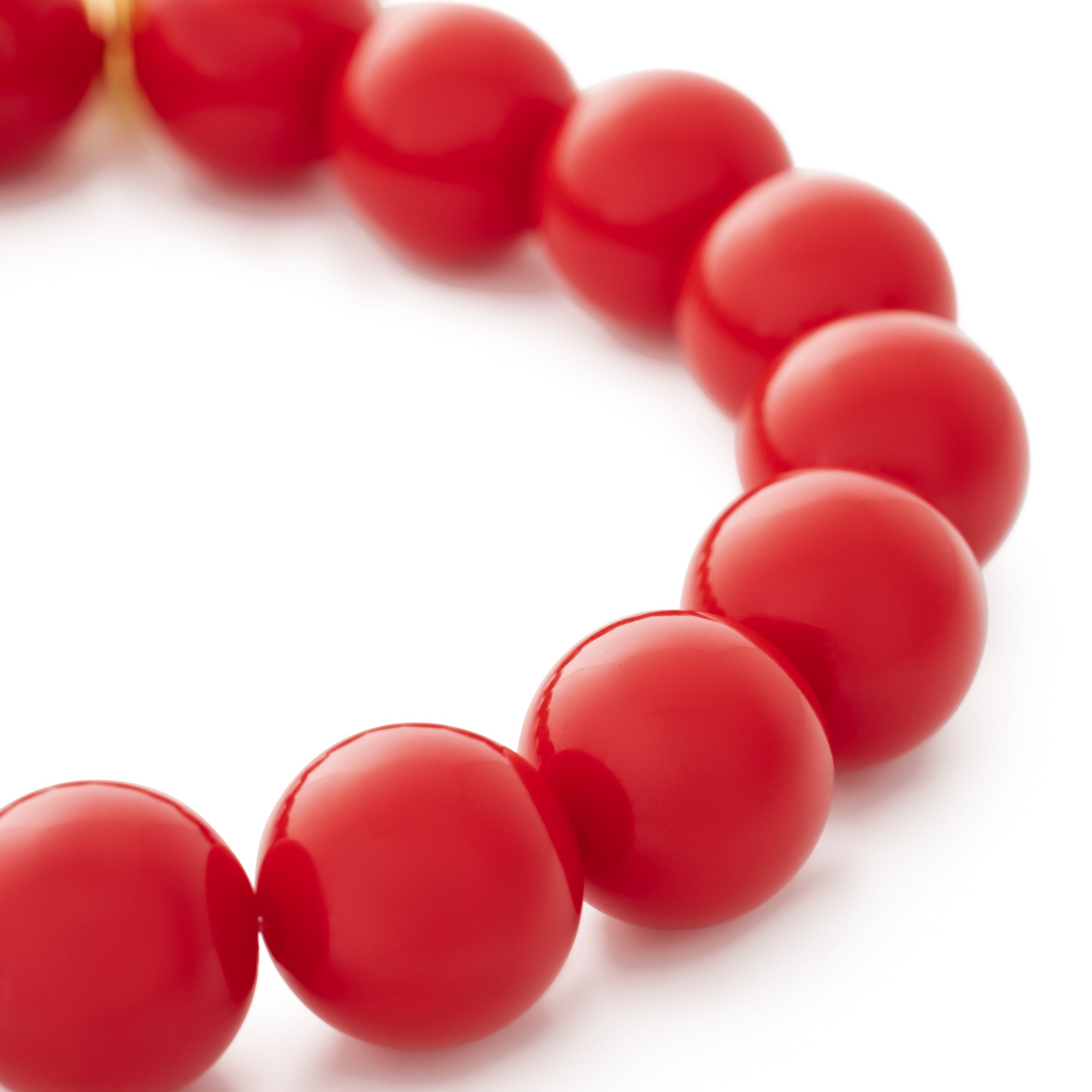 Mini Beads Flex Bracelet scarlet red
